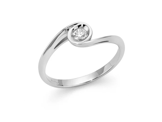 Anello Miluna Donna in Oro Diamante 0.11 Ct LID3208-011G7 - LID3208-011G7